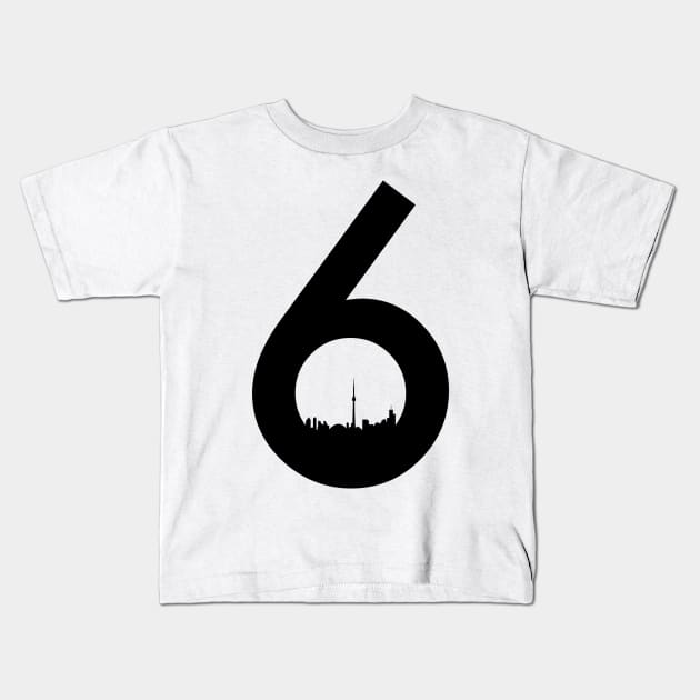 Toronto 6 TDot, The6ix, T.0 Kids T-Shirt by UNDERGROUNDROOTS